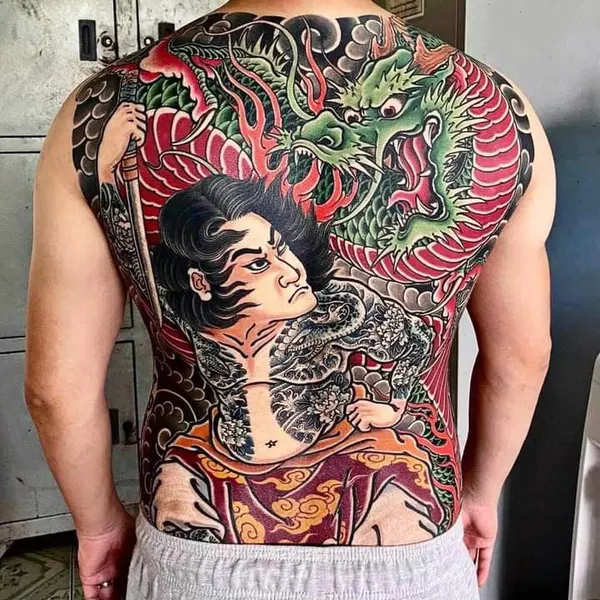 Dragon, 가부키, 일본 용, 사무라이, 일본 전통