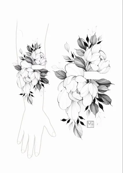 flowers tattoo