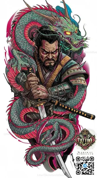 900+ ý tưởng hay nhất về Samurai tattoo trong 2026