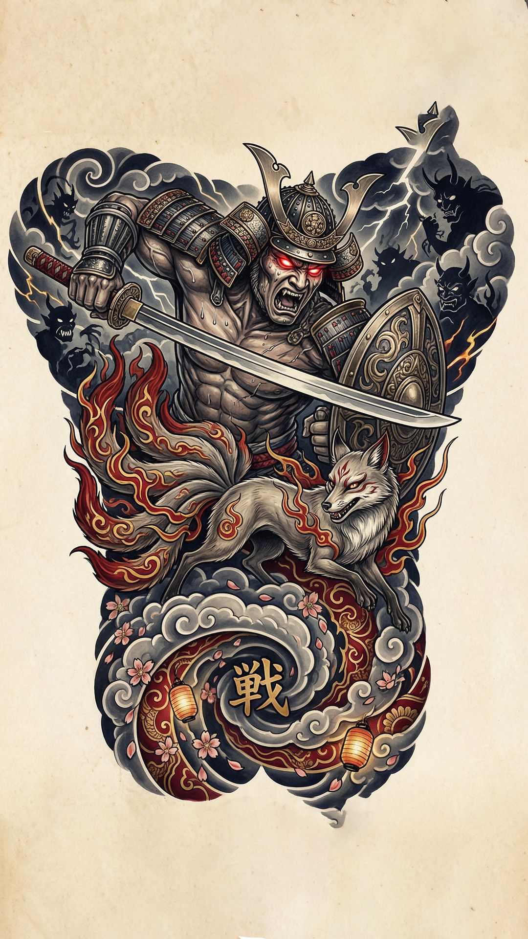 900+ ý tưởng hay nhất về Samurai tattoo trong 2026