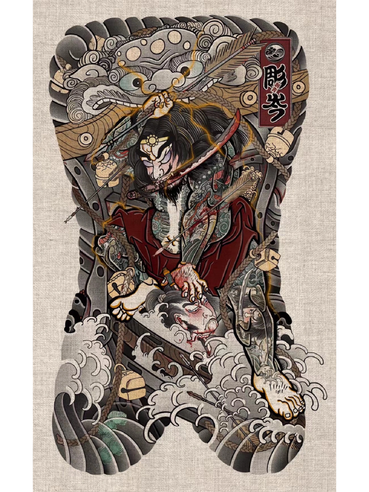 900+ ý tưởng hay nhất về Samurai tattoo trong 2026