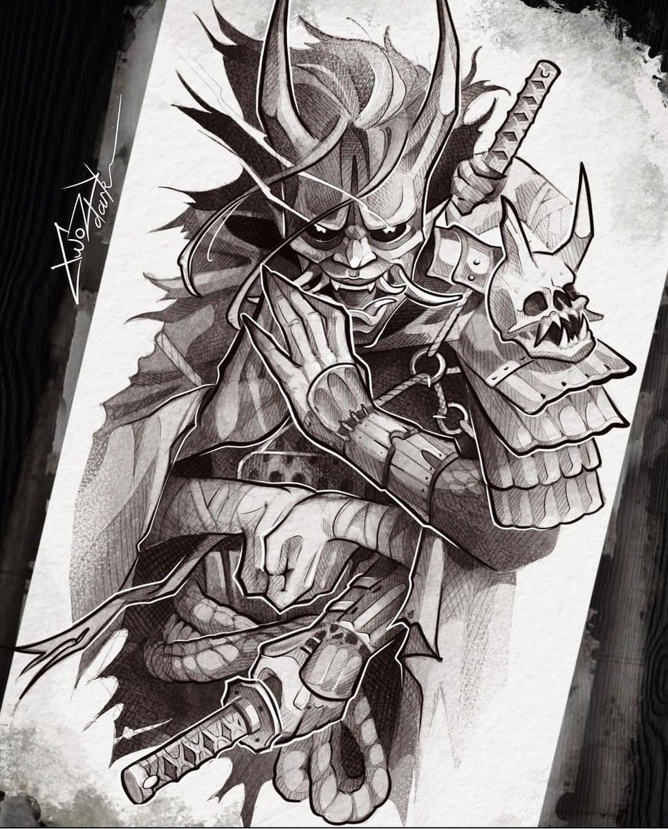 900+ ý tưởng hay nhất về Samurai tattoo trong 2026
