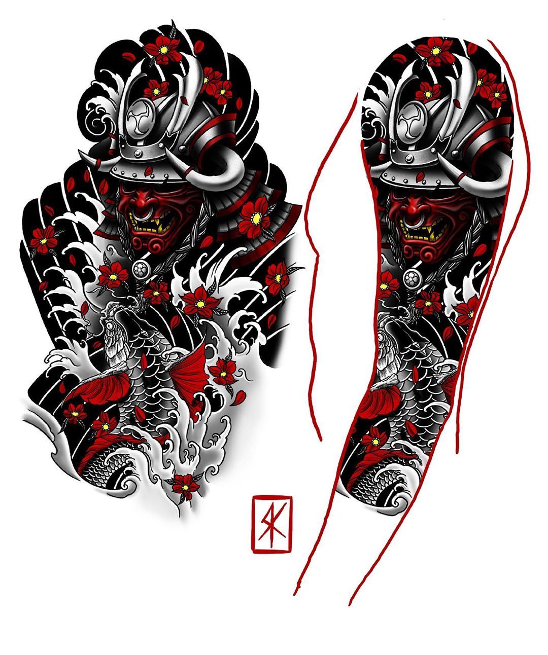 900+ ý tưởng hay nhất về Samurai tattoo trong 2026