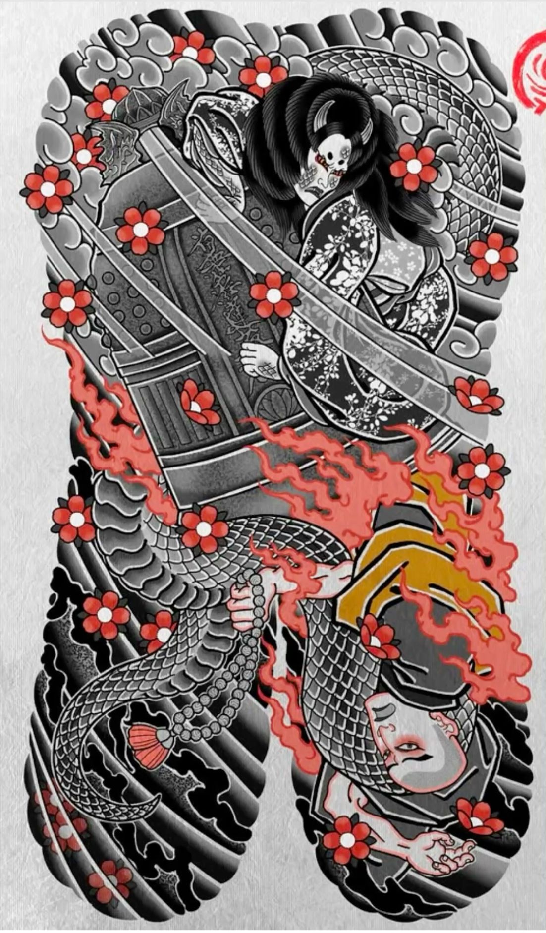 900+ ý tưởng hay nhất về Samurai tattoo trong 2026