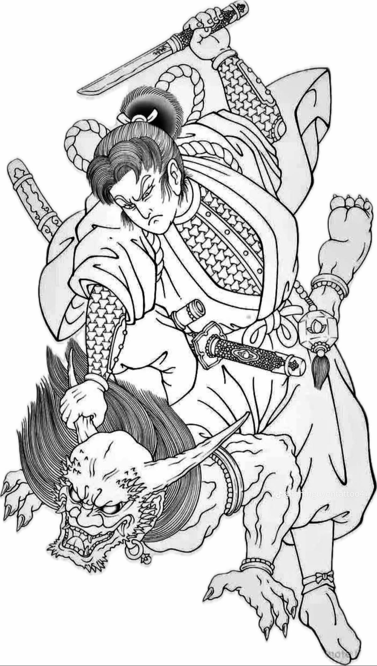 900+ ý tưởng hay nhất về Samurai tattoo trong 2026