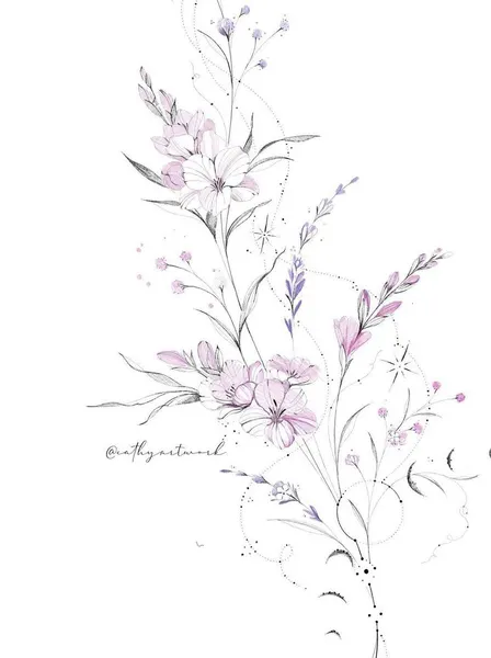 flowers tattoo