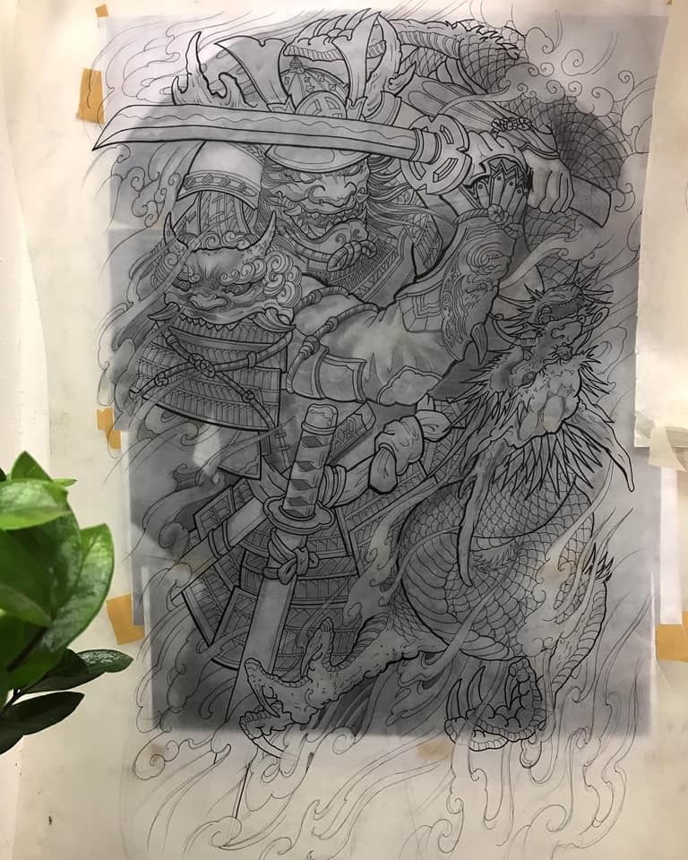 900+ ý tưởng hay nhất về Samurai tattoo trong 2026