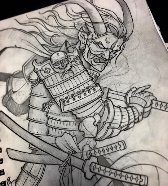 900+ ý tưởng hay nhất về Samurai tattoo trong 2026