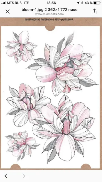 flowers tattoo