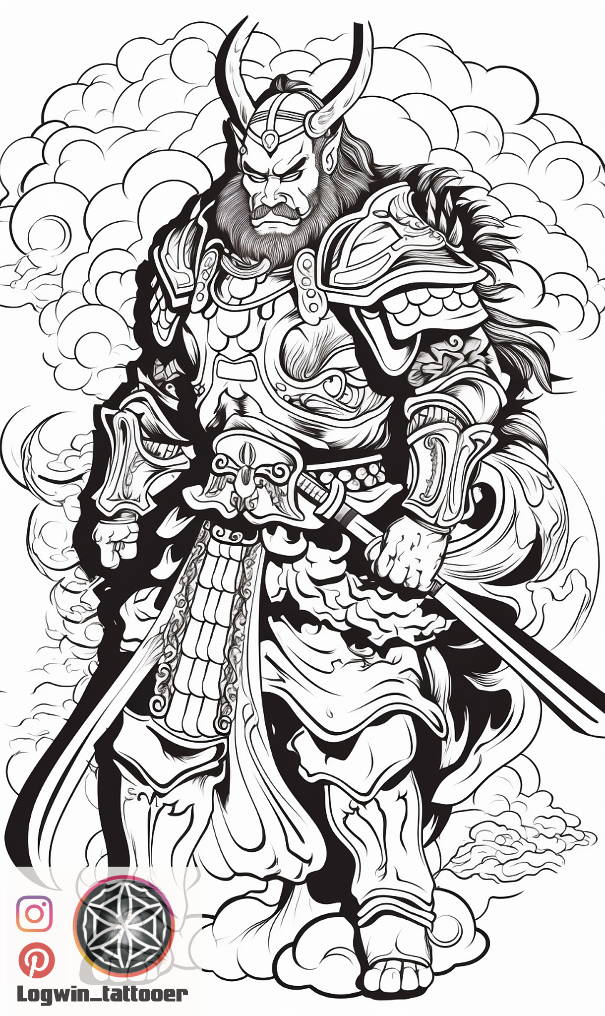 900+ ý tưởng hay nhất về Samurai tattoo trong 2026