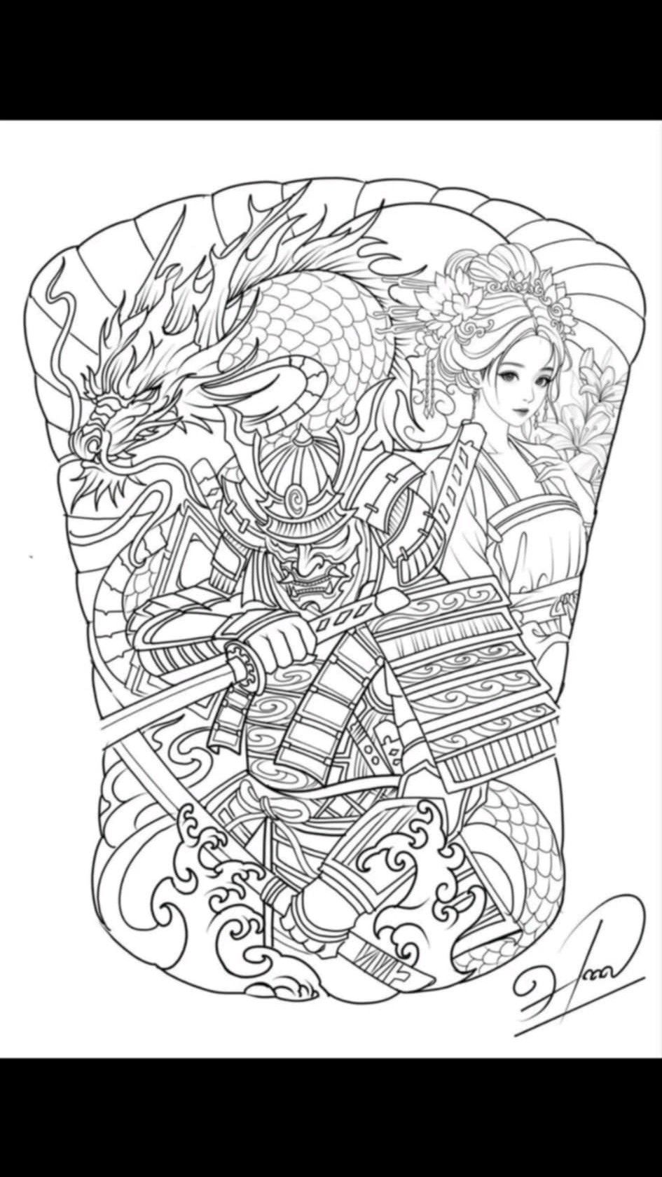 900+ ý tưởng hay nhất về Samurai tattoo trong 2026