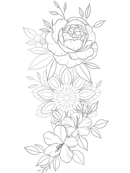 flowers tattoo