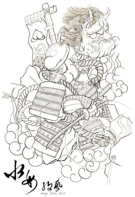 900+ ý tưởng hay nhất về Samurai tattoo trong 2026