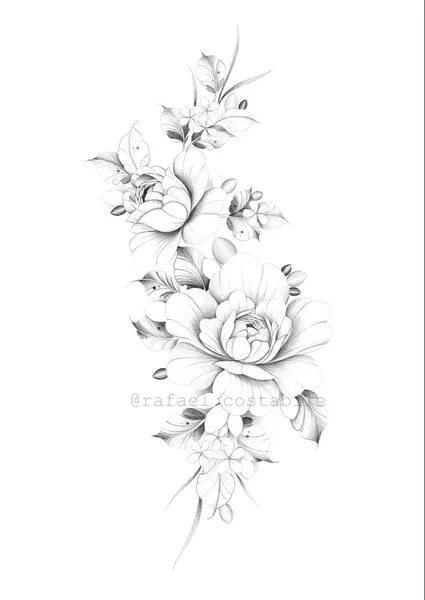 flowers tattoo