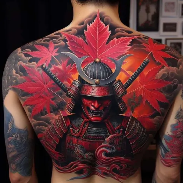 사무라이, 일본 단풍, 일본 전통, 요괴, 일본, 가부키, 한국 전통