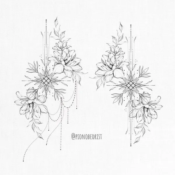 flowers tattoo