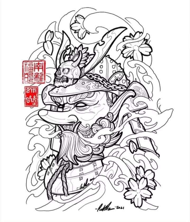 900+ ý tưởng hay nhất về Samurai tattoo trong 2026