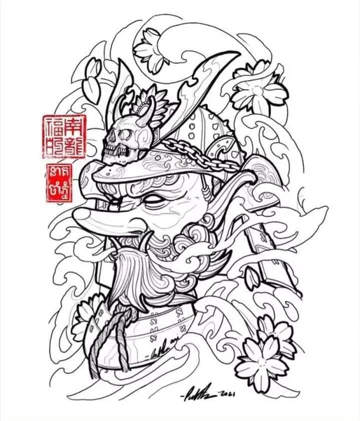 900+ ý tưởng hay nhất về Samurai tattoo trong 2026