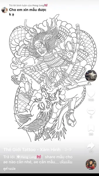 900+ ý tưởng hay nhất về Samurai tattoo trong 2026
