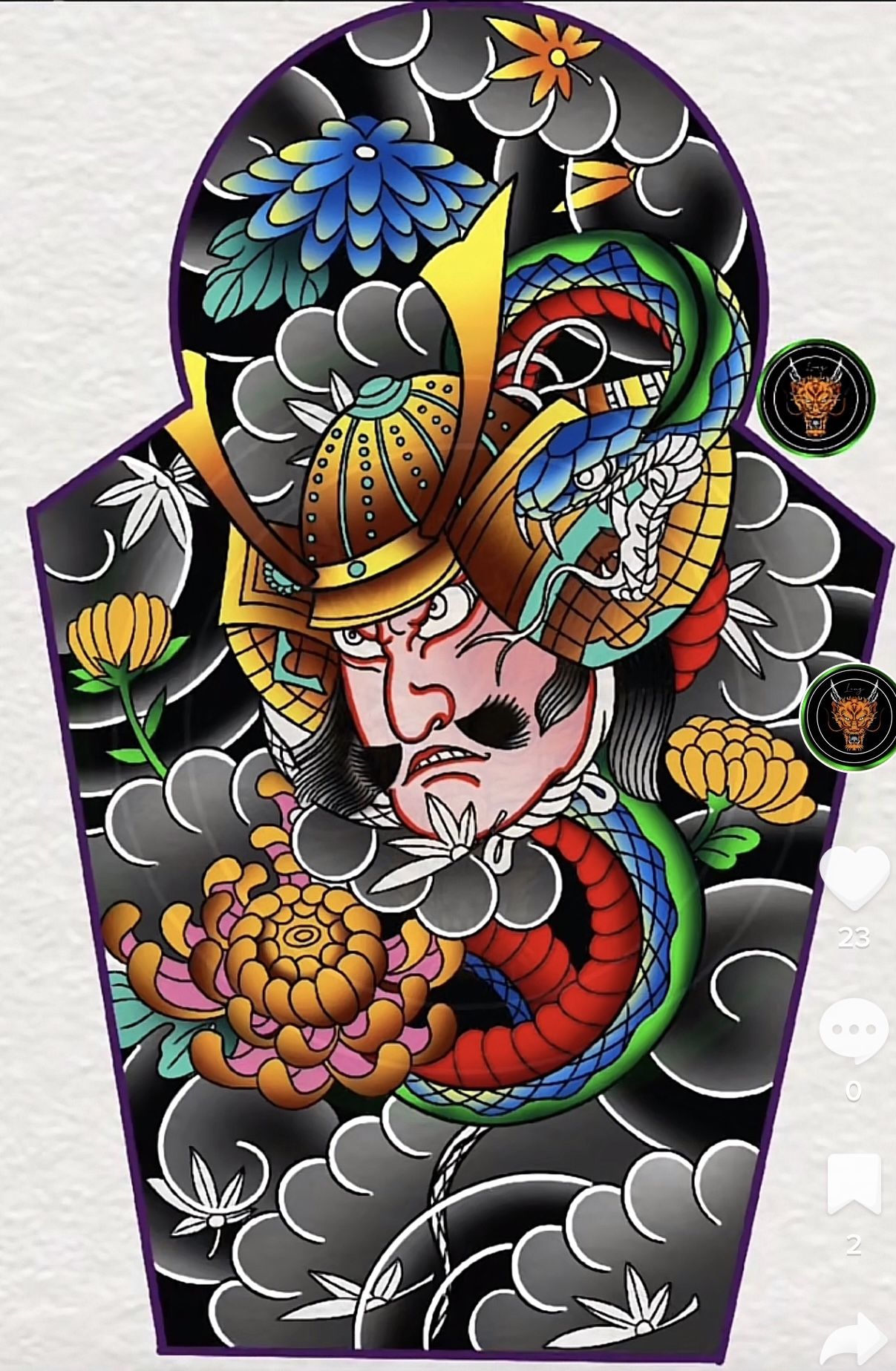 900+ ý tưởng hay nhất về Samurai tattoo trong 2026