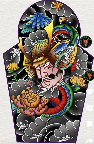 900+ ý tưởng hay nhất về Samurai tattoo trong 2026