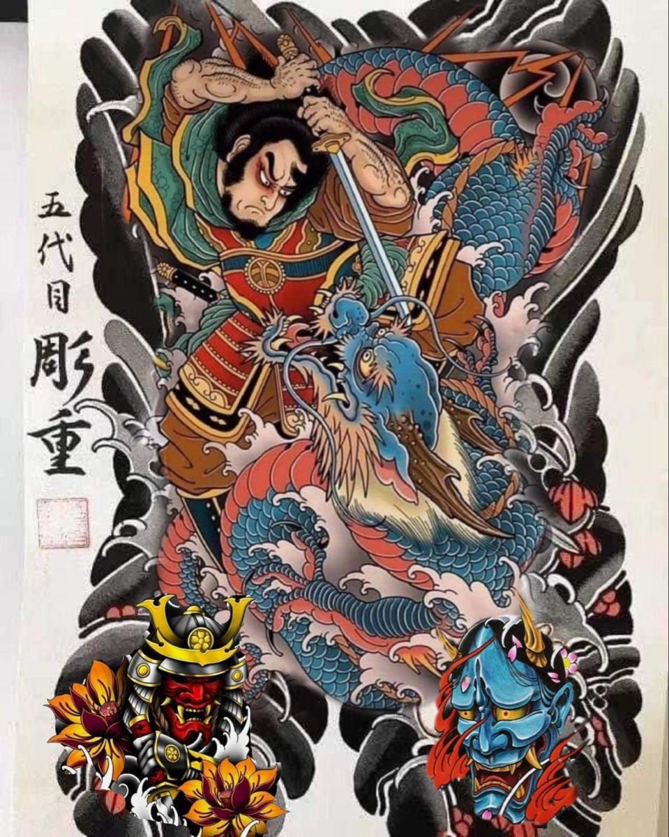900+ ý tưởng hay nhất về Samurai tattoo trong 2026
