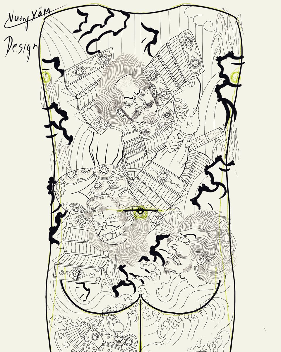 900+ ý tưởng hay nhất về Samurai tattoo trong 2026