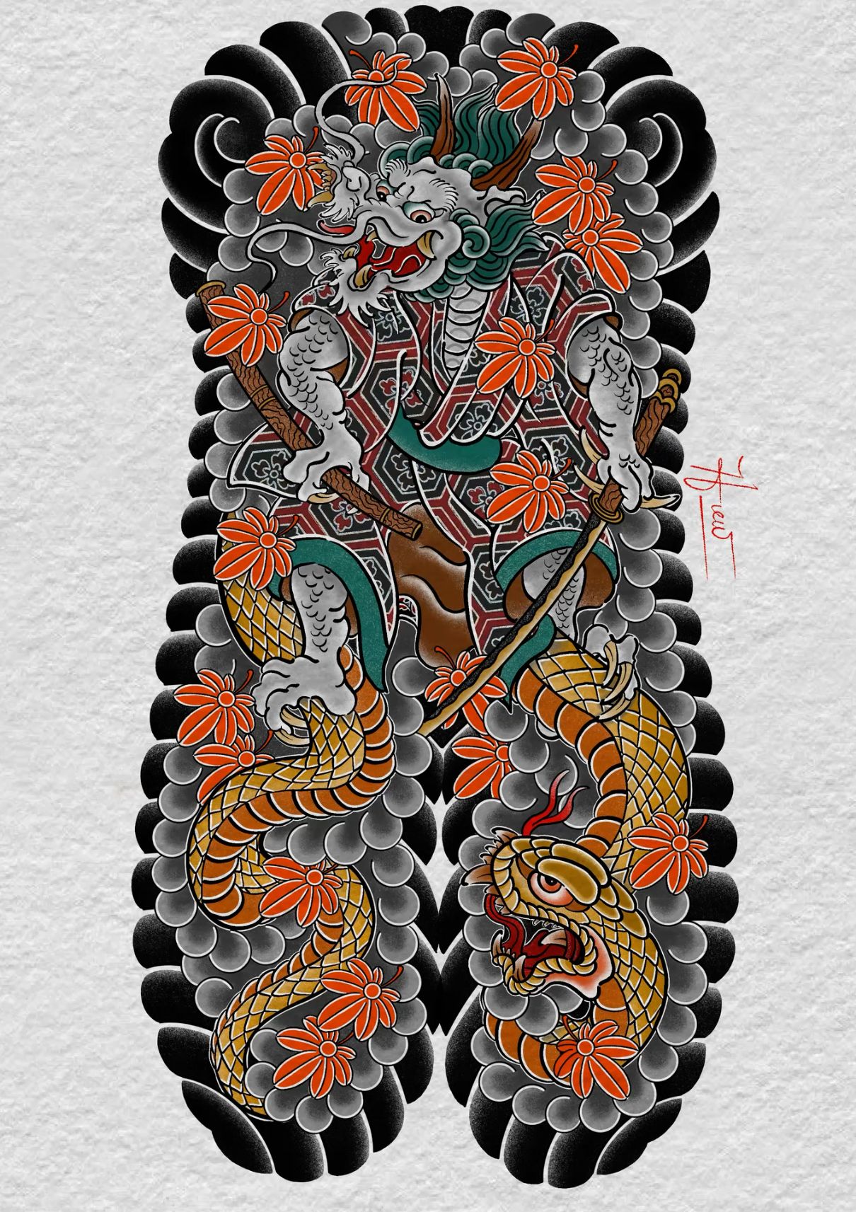 900+ ý tưởng hay nhất về Samurai tattoo trong 2026
