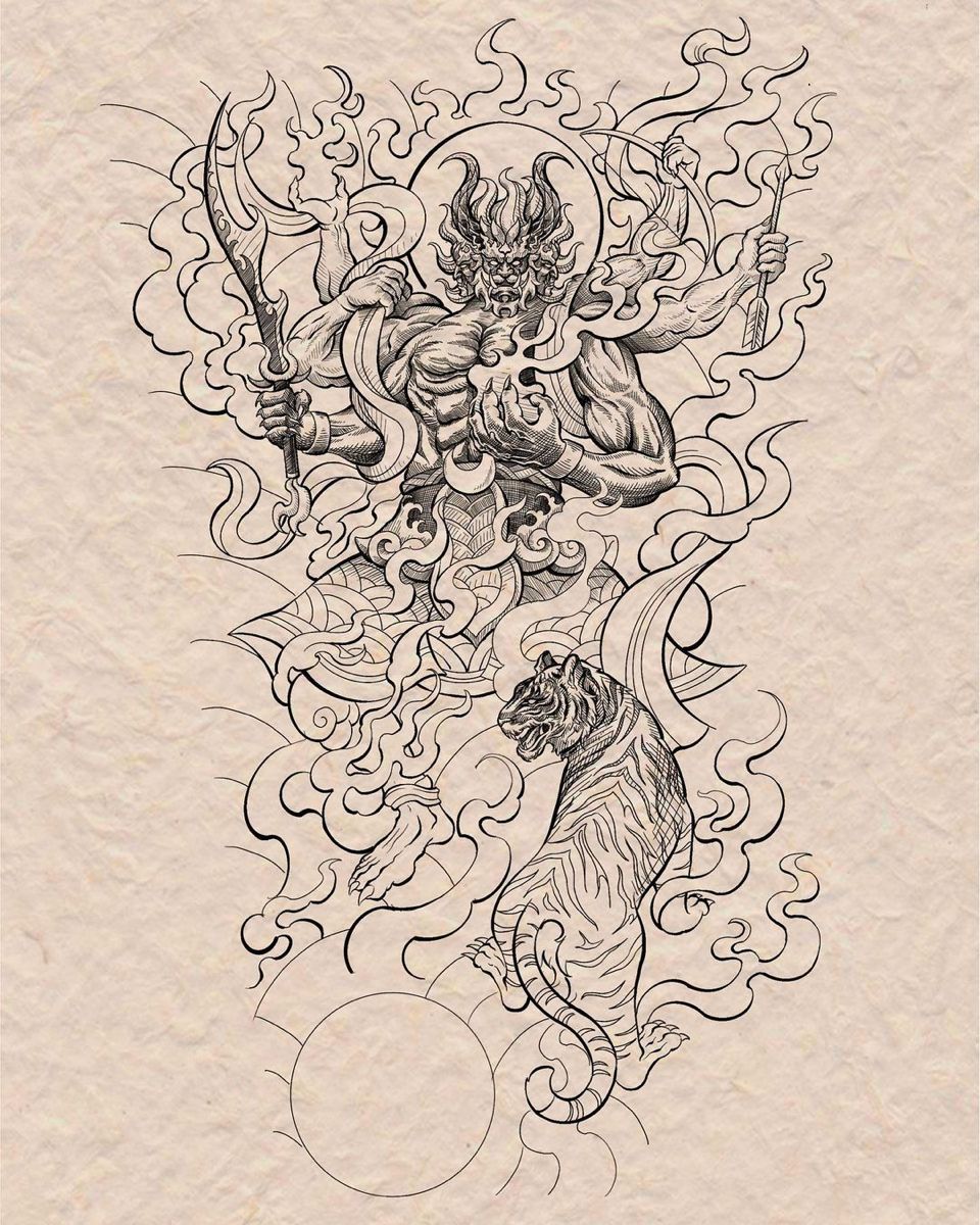 900+ ý tưởng hay nhất về Samurai tattoo trong 2026