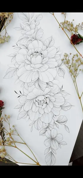 flowers tattoo