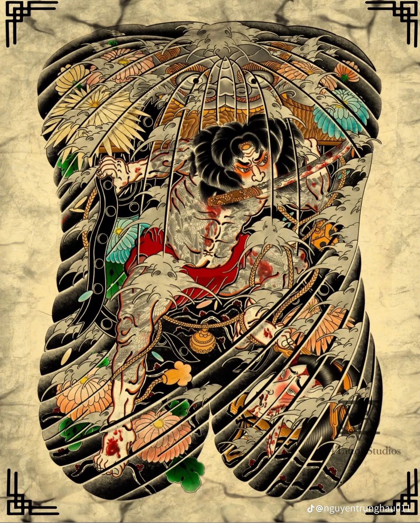 900+ ý tưởng hay nhất về Samurai tattoo trong 2026
