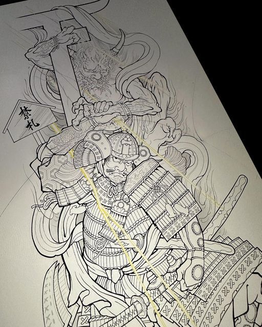900+ ý tưởng hay nhất về Samurai tattoo trong 2026