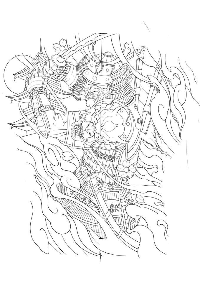 900+ ý tưởng hay nhất về Samurai tattoo trong 2026