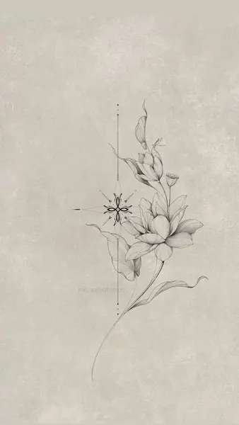 flowers tattoo