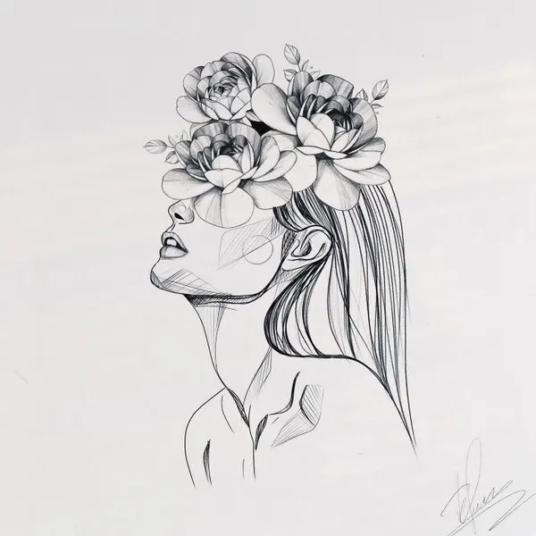 flowers tattoo