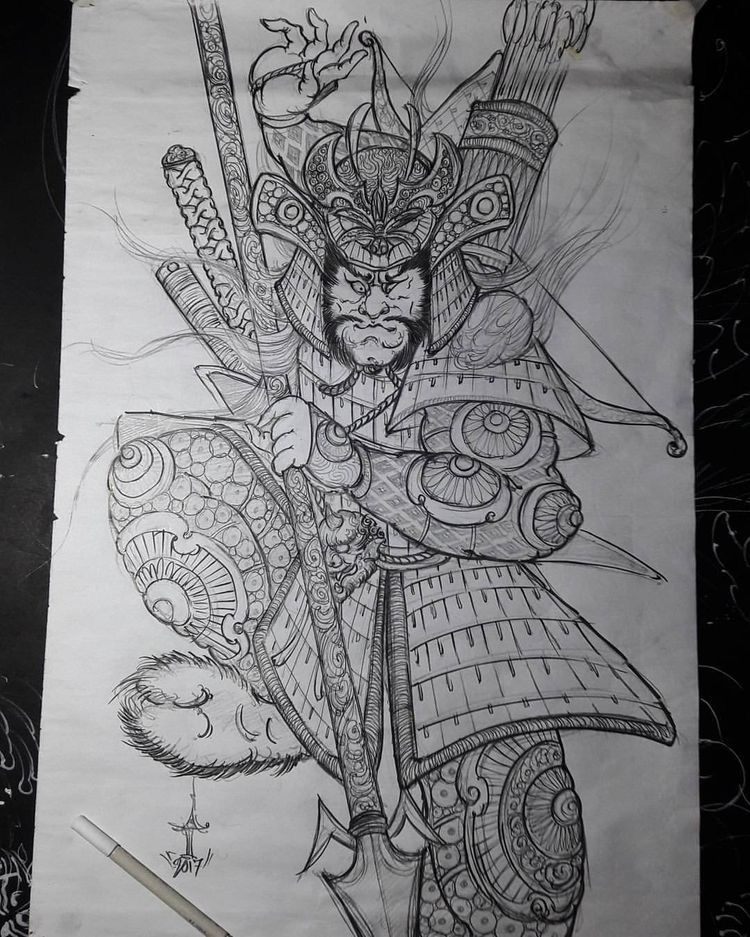 900+ ý tưởng hay nhất về Samurai tattoo trong 2026