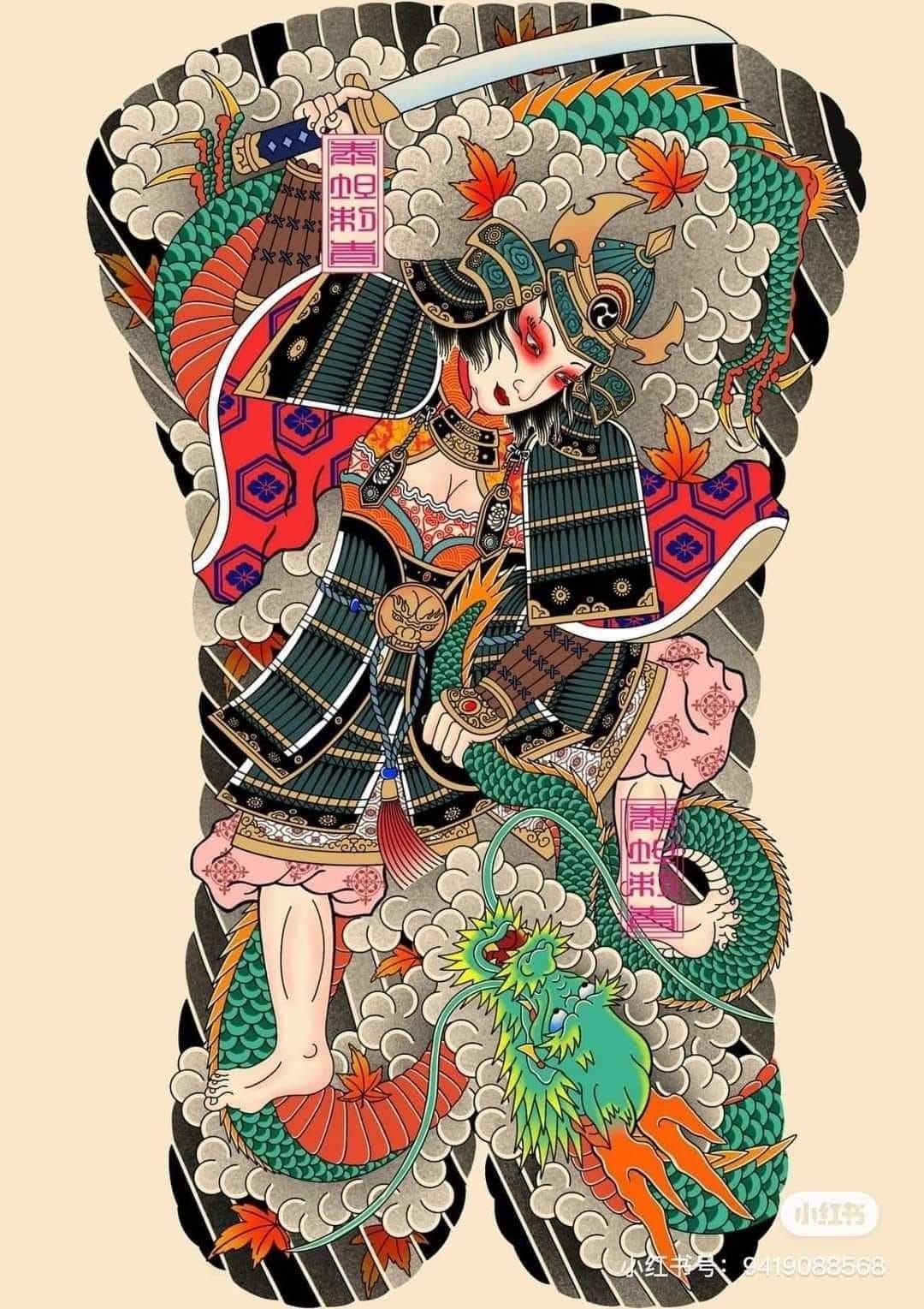 900+ ý tưởng hay nhất về Samurai tattoo trong 2026