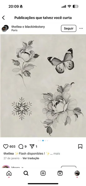 flowers tattoo