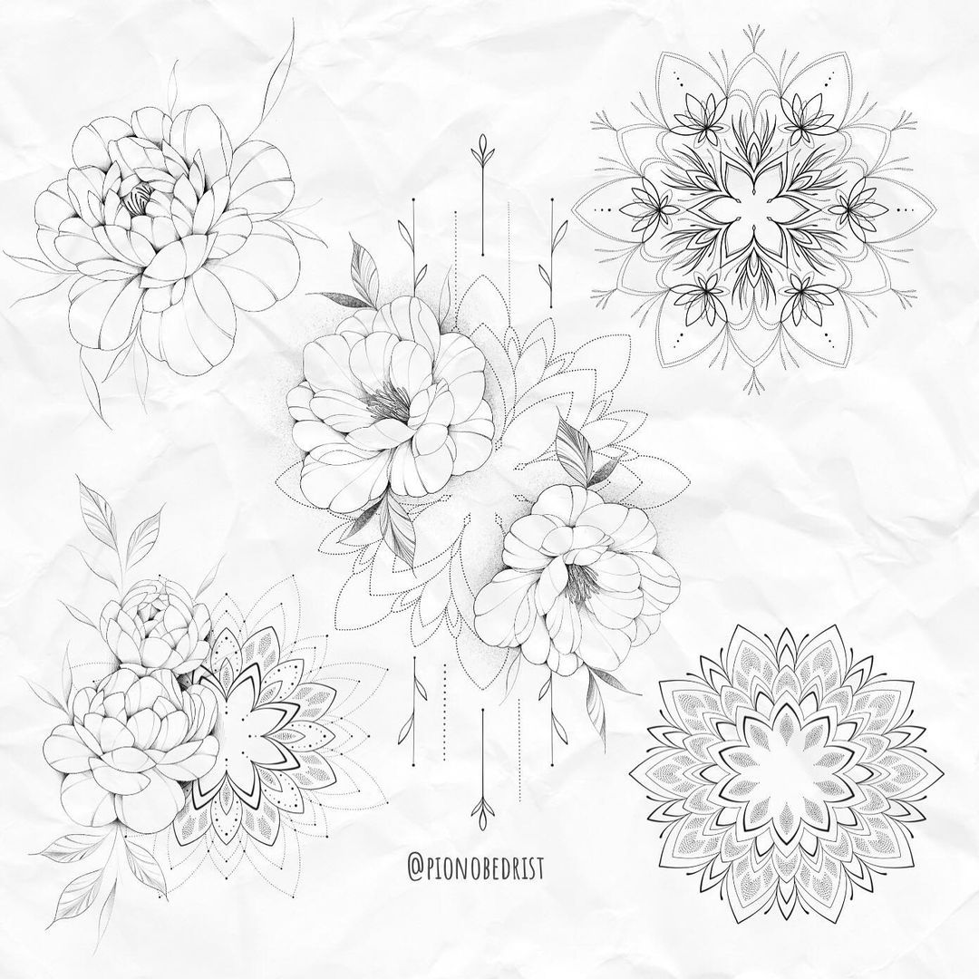 flowers tattoo