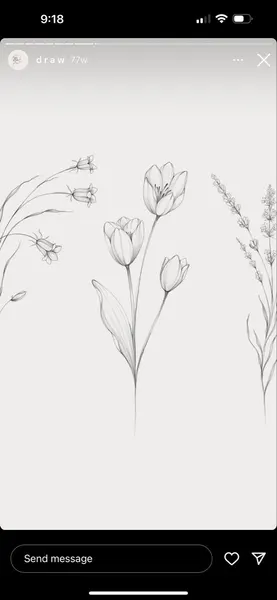 flowers tattoo