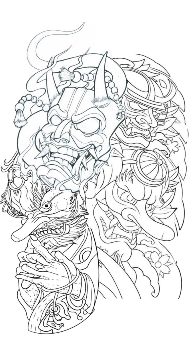 900+ ý tưởng hay nhất về Samurai tattoo trong 2026