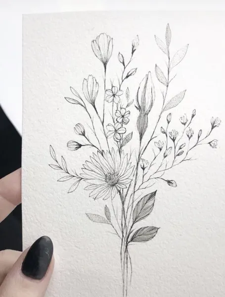 flowers tattoo