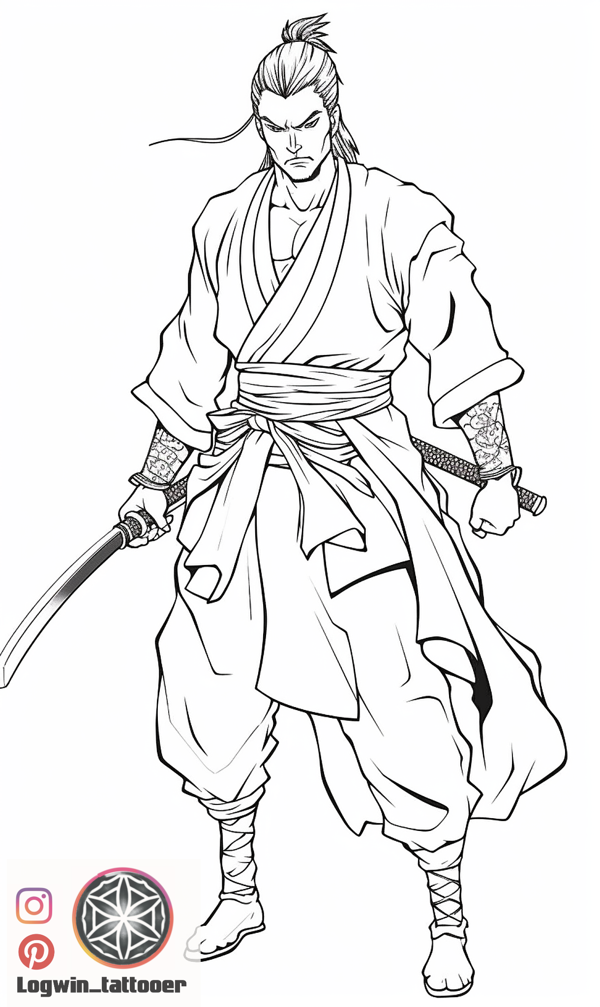 900+ ý tưởng hay nhất về Samurai tattoo trong 2026