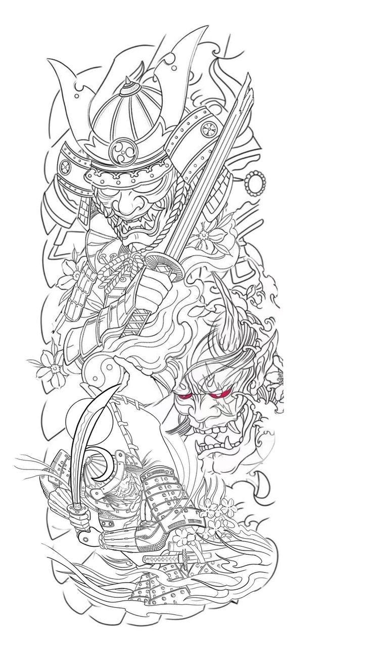 900+ ý tưởng hay nhất về Samurai tattoo trong 2026