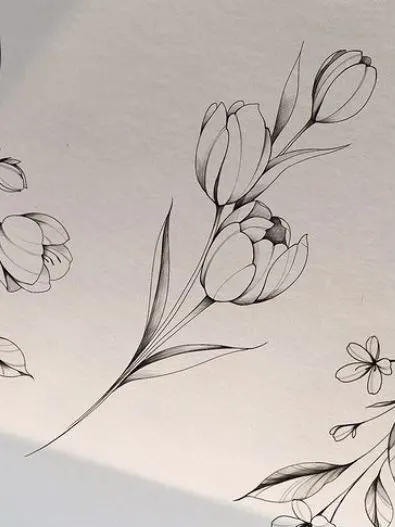 flowers tattoo