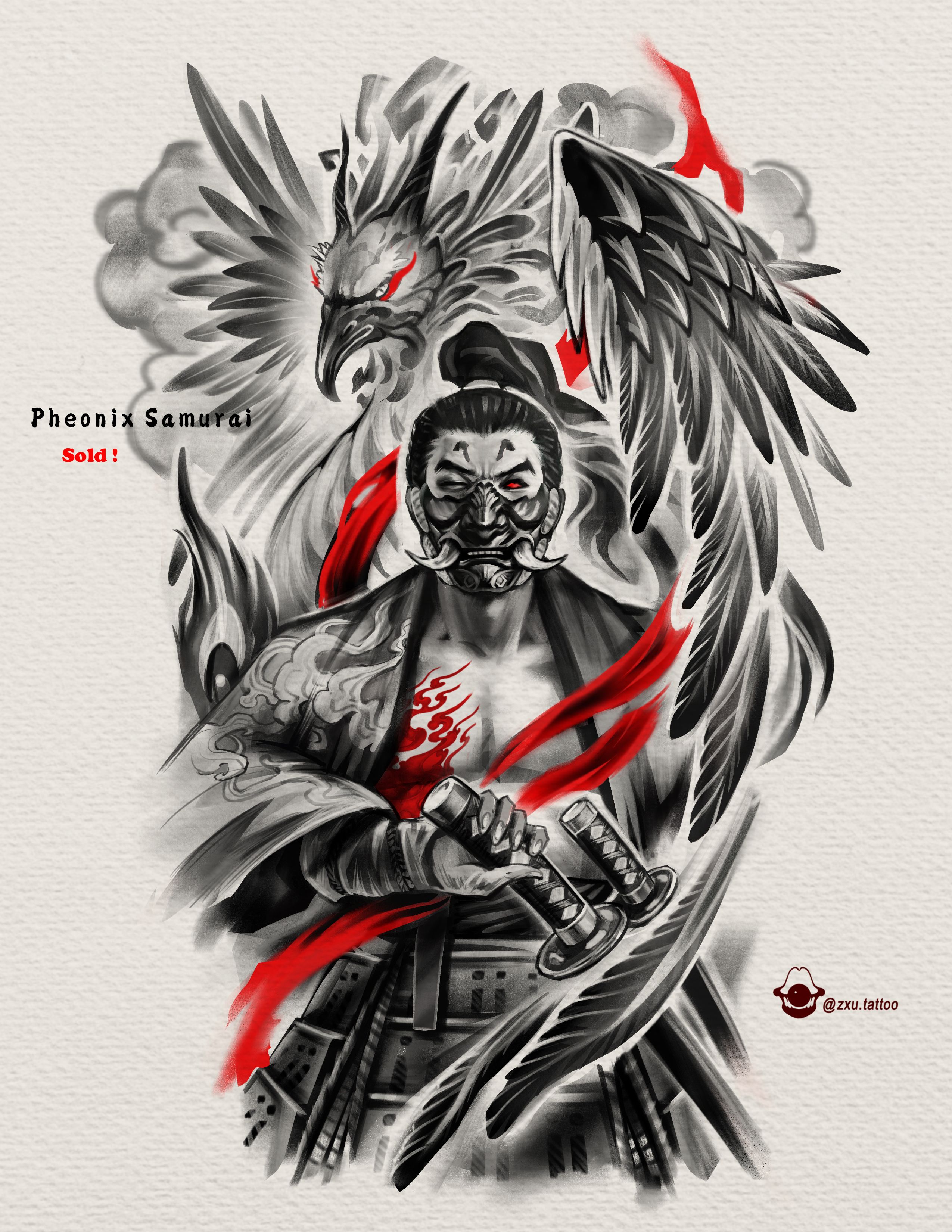 900+ ý tưởng hay nhất về Samurai tattoo trong 2026
