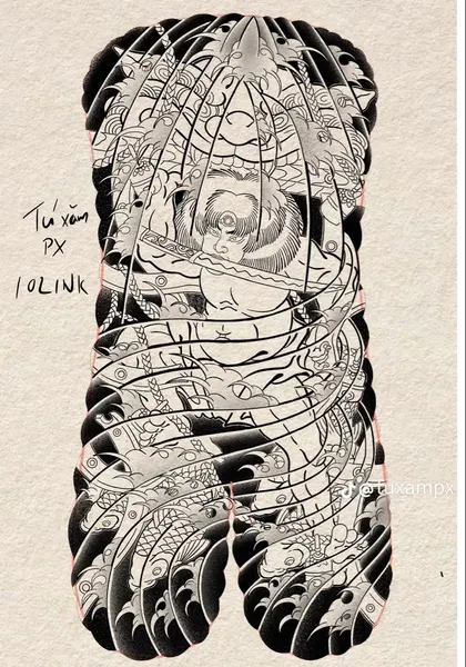 900+ ý tưởng hay nhất về Samurai tattoo trong 2026