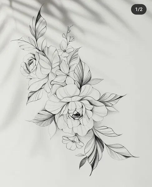 flowers tattoo