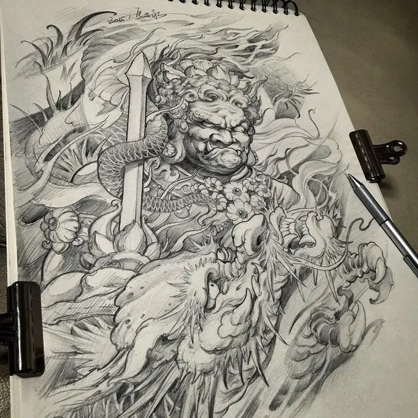 900+ ý tưởng hay nhất về Samurai tattoo trong 2026