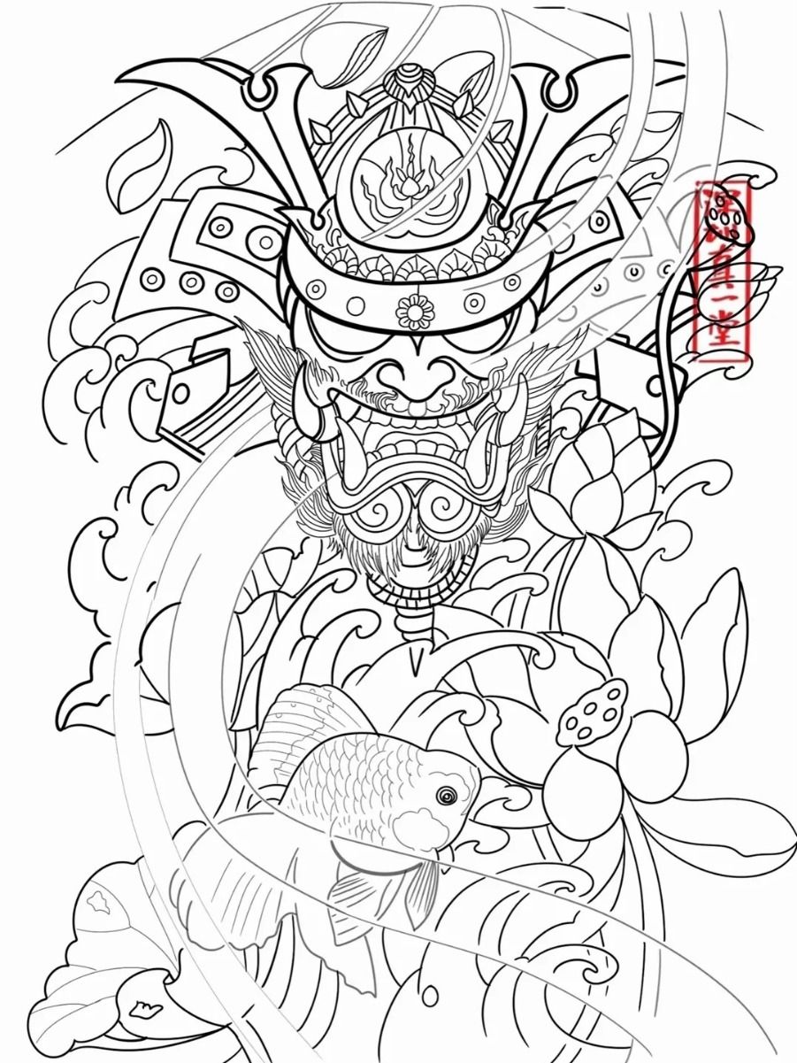 900+ ý tưởng hay nhất về Samurai tattoo trong 2026